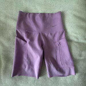 Nike Women's Lavender Bike Shorts